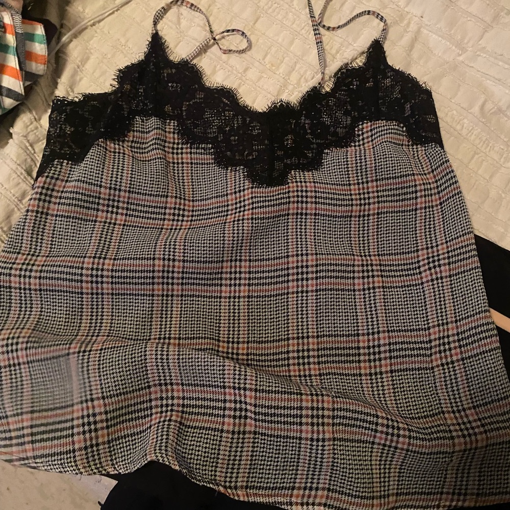 Abercrombie plaid cami